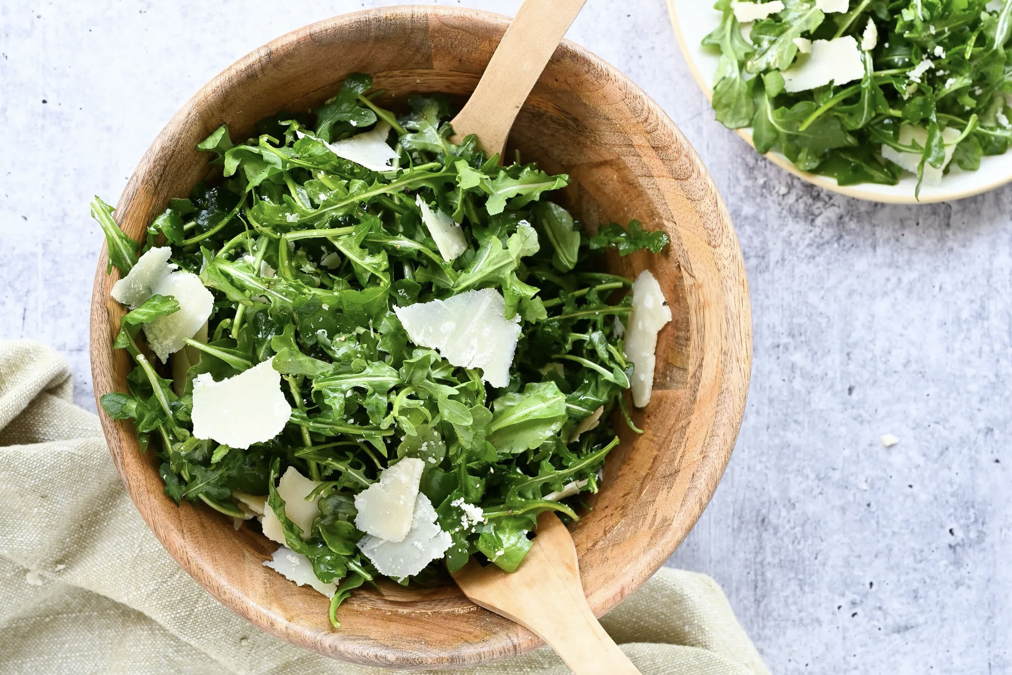 Salad with Lemon, Olive Oil, and Parmigiano Reggiano