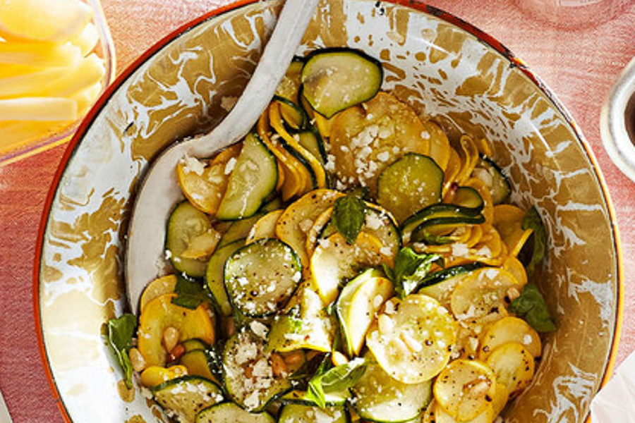 Zucchini and Squash Salad