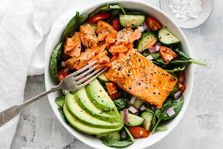 Salmon Avocado Salad