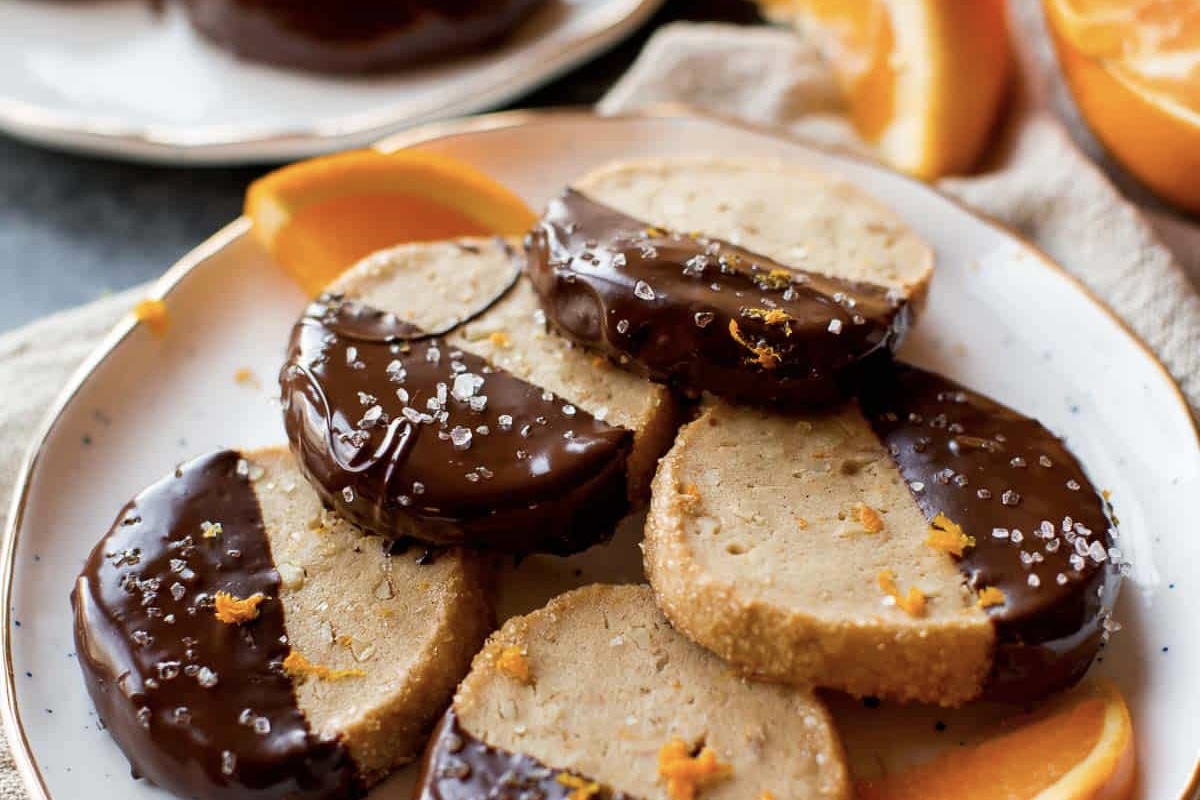 Dark Chocolate Orange Slice Cookies