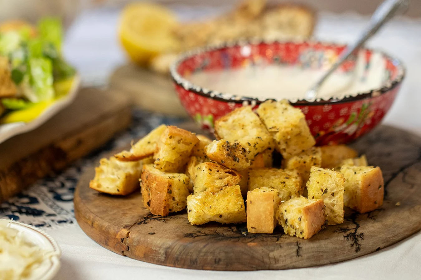 Stovetop Croutons